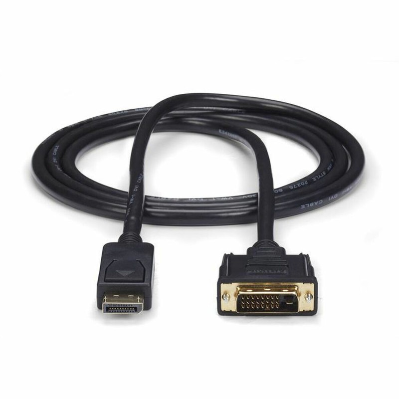 Adattatore DisplayPort a DVI Startech DP2DVI2MM6 (1,8 m) Nero 1.8 m Adattatore DisplayPort a DVI Startech DP2DVI2MM6 (1,8 m) Nero 1.8 m