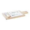 Set da Aperitivo DKD Home Decor Bianco Verde Bambù Gres (21,5 x 11,8 x 1,5 cm)