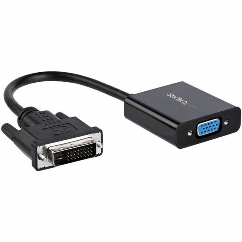 Adattatore DVI-D con VGA Startech DVI2VGAE 0,19 m Nero Adattatore DVI-D con VGA Startech DVI2VGAE 0,19 m Nero