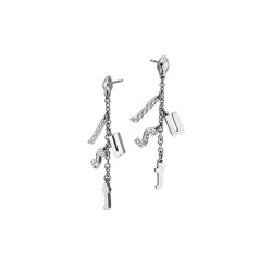Orecchini Donna Just Cavalli JCER00300100 Argentato