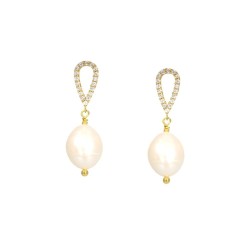 Orecchini Donna New Bling 9NB-PRL9C Dorato
