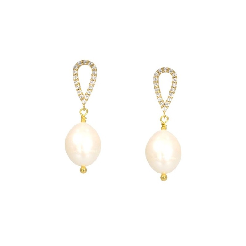 Orecchini Donna New Bling 9NB-PRL9C Dorato Orecchini Donna New Bling 9NB-PRL9C Dorato