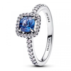 Anello Donna Pandora 193555C01-54 14 Argentato Azzurro
