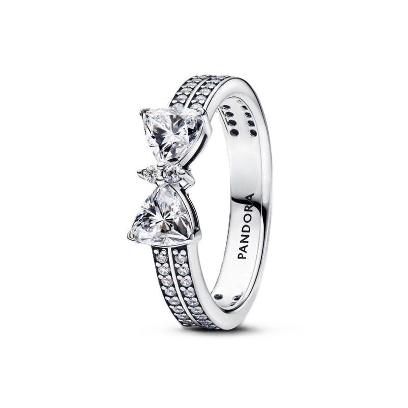 Anello Donna Pandora 193552C01-52 12 Argentato Anello Donna Pandora 193552C01-52 12 Argentato