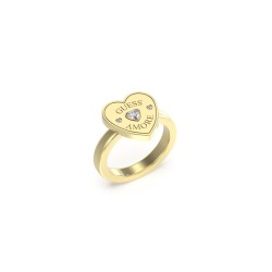 Anello Donna Guess JUBR05059JWYG54 14 Dorato