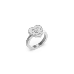Anello Donna Guess JUBR05059JWRH56 16 Argentato