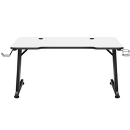 Scrivania Huzaro Hero 2.5 Bianco Nero Alluminio 120 x 60 cm