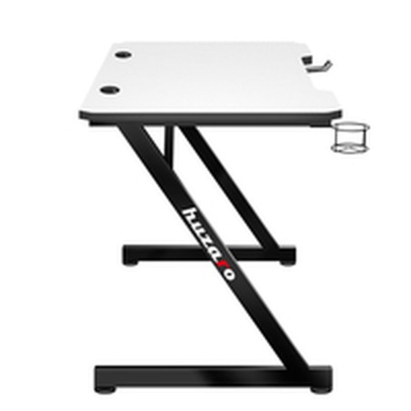 Scrivania Huzaro Hero 2.5 Bianco Nero Alluminio 120 x 60 cm