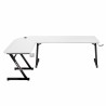 Scrivania Gaming Huzaro HZ-Hero 7.0 Bianco Nero Fibra di carbonio 154 x 72,5 x 117 cm