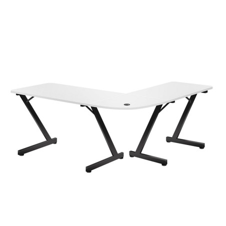 Scrivania Gaming Huzaro HZ-Hero 7.0 Bianco Nero Fibra di carbonio 154 x 72,5 x 117 cm
