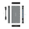 Hub USB Aisens ASUC-8P015-GR Grigio Multicolore