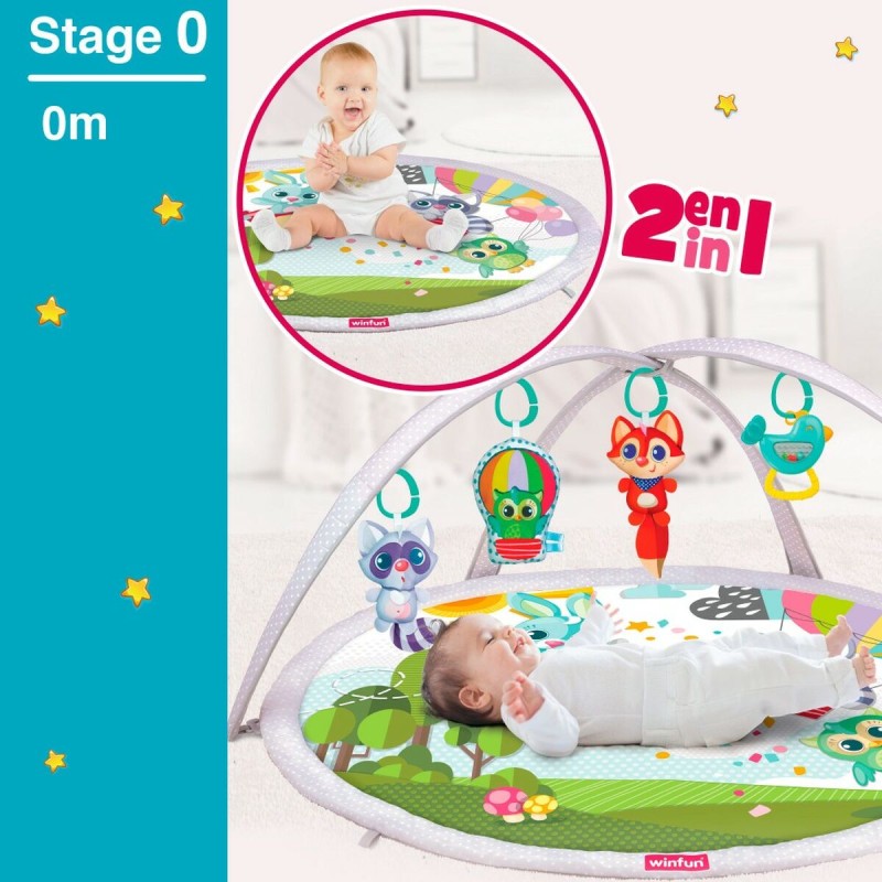 Tappeto da gioco Winfun Bosco (2 Unità) Tappeto da gioco Winfun Bosco (2 Unità)