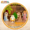 Presepe di Natale Woomax Legno 29,5 x 16,5 x 22 cm (20 Pezzi) (6 Unità)