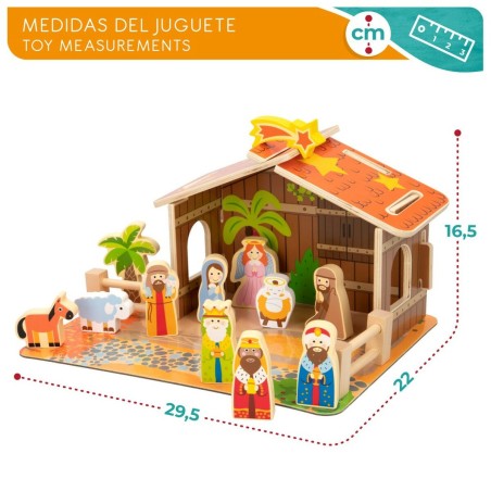 Presepe di Natale Woomax 20 Pezzi 29,5 x 16,5 x 22 cm (6 Unità)