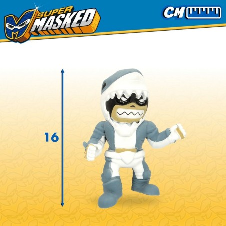 Personaggi d'Azione Eolo Super Masked Jaw Boy 14 x 16 x 8,5 cm Elastico (12 Unità)