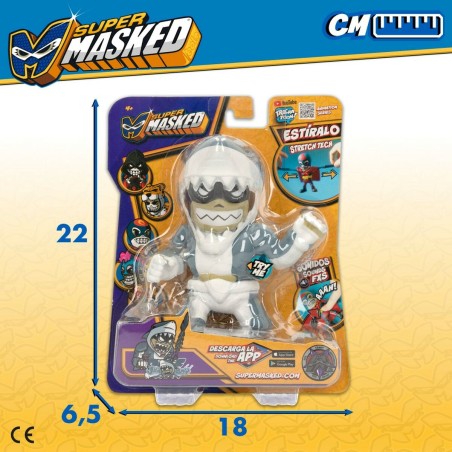 Personaggi d'Azione Eolo Super Masked Jaw Boy 14 x 16 x 8,5 cm Elastico (12 Unità)