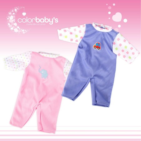 Baby doll Colorbaby 2 Unità 24 x 42 x 11 cm