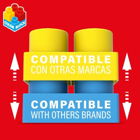Set di Costruzioni Color Block Basic Busta 80 Pezzi (6 Unità)