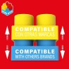 Set di Costruzioni Color Block Basic Busta 80 Pezzi (6 Unità)