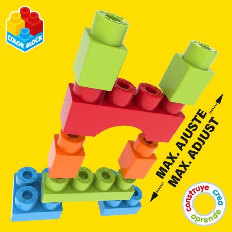 Set di Costruzioni Color Block Basic Busta 80 Pezzi (6 Unità)