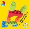 Set di Costruzioni Color Block Basic Busta 80 Pezzi (6 Unità)
