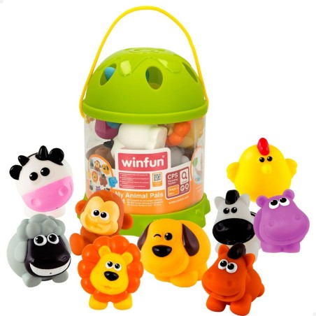 Set Animali della Fattoria Winfun Plastica 10 Pezzi 6 x 5,5 x 5 cm (6 Unità)