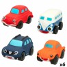 Set veicoli Motor Town 4 Pezzi 7,5 x 4,5 x 5 cm (6 Unità)