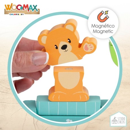 Gioco di Costruzioni con Blocchi Woomax 8 Pezzi (6 Unità)