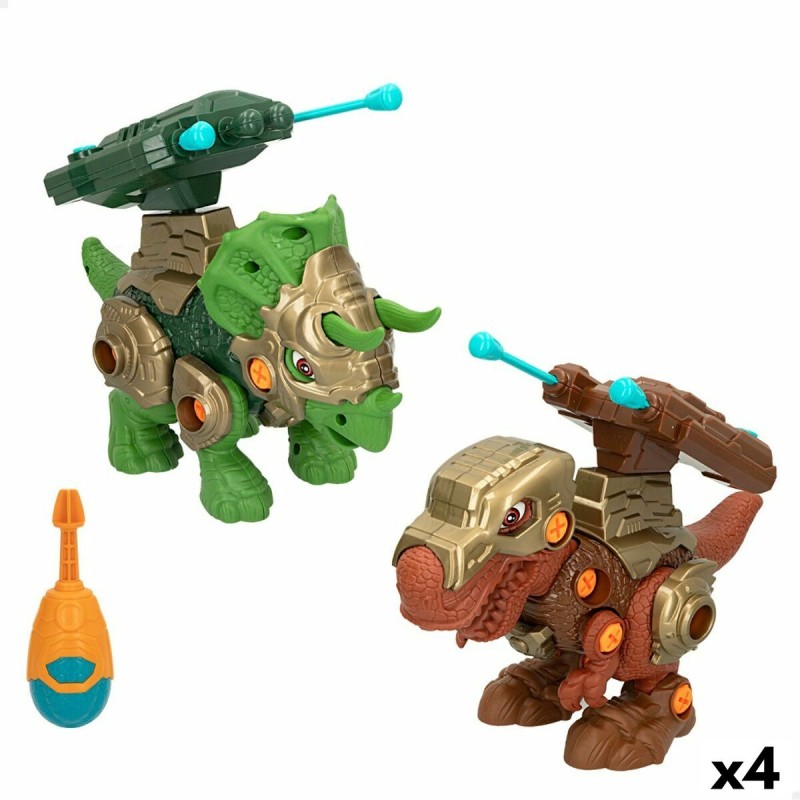 Set 2 Dinosauri Colorbaby 21 x 14 x 9,5 cm articolato Lancia Proiettili 4 Unità Dinosauro Set 2 Dinosauri Colorbaby 21 x 14 x 9,5 cm articolato Lancia Proiettili 4 Unità Dinosauro