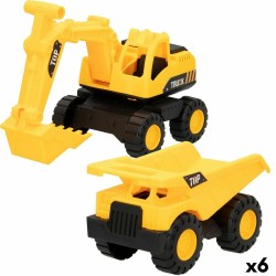 Veicoli di Costruzione Speed & Go 18,5 x 10,5 x 10 cm (6 Unità)