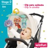 Carrillon Culla Winfun Bosco 3 in 1 31,5 x 42 x 24,5 cm Plastica (4 Unità)