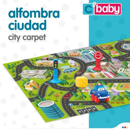 Tappeto da gioco Colorbaby Città Plastica (2 Unità)