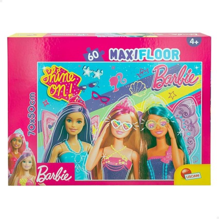 Puzzle Barbie MaxiFloor 60 Pezzi 70 x 1,5 x 50 cm