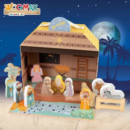 Presepe di Natale Woomax 15 Pezzi 24,5 x 20,5 x 24,5 cm (6 Unità)