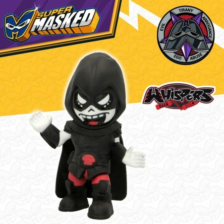 Personaggi d'Azione Eolo Super Masked Whisper 11,5 x 15,5 x 6,5 cm Elastico (12 Unità)