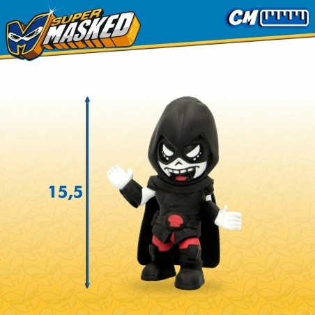 Personaggi d'Azione Eolo Super Masked Whisper 11,5 x 15,5 x 6,5 cm Elastico (12 Unità)