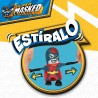 Personaggi d'Azione Eolo Super Masked Pepper Man 14 x 15,5 x 5,5 cm Elastico (12 Unità)