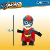 Personaggi d'Azione Eolo Super Masked Pepper Man 14 x 15,5 x 5,5 cm Elastico (12 Unità)