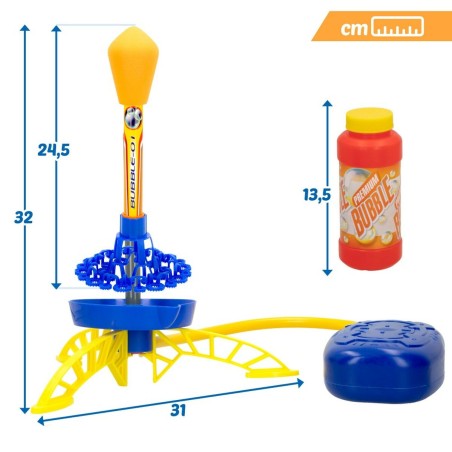 Gioco di Bolle di Sapone Razzo 237 ml 90 x 32 x 31 cm (4 Unità)