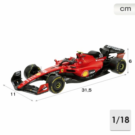 Macchina Bburago Ferrari F1 Racing SF23 55 C 1:18