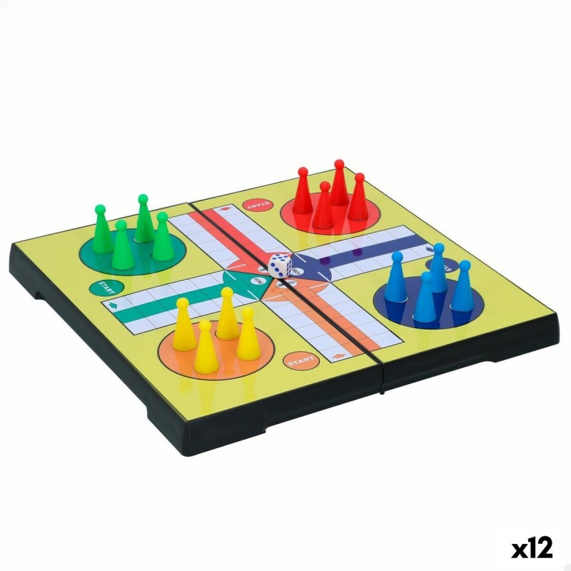 Parchis Colorbaby 20 x 2 x 20 cm (18 Pezzi) (12 Unità) Magnetico Viaggi Parchis Colorbaby 20 x 2 x 20 cm (18 Pezzi) (12 Unità) Magnetico Viaggi