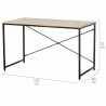 Scrivania Max Home Acciaio Melammina Truciolare 120 x 71 x 60 cm