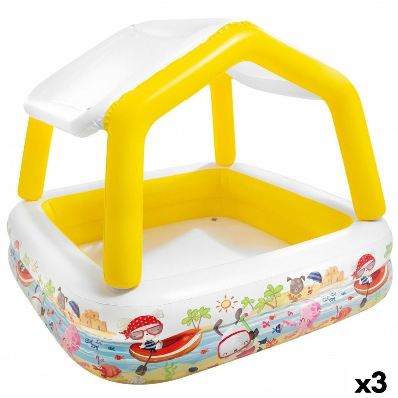 Piscina Gonfiabile per Bambini Intex Tenda 295 L 157 x 122 x 157 cm (3 Unità) Piscina Gonfiabile per Bambini Intex Tenda 295 L 157 x 122 x 157 cm (3 Unità)