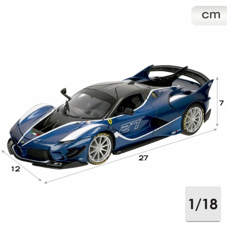 Macchina Bburago Ferrari FXX K-EVO 27 BL 1:18