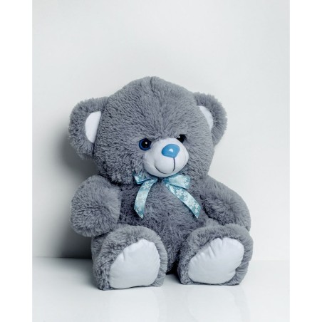 Orsetto di Peluche GO GIFT TOMMY 65 GR Grigio Stoffa 65 cm