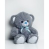 Orsetto di Peluche GO GIFT TOMMY 65 GR Grigio Stoffa 65 cm