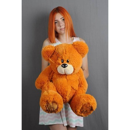 Orsetto di Peluche GO GIFT TEDDY 60 GIN Rosso Stoffa