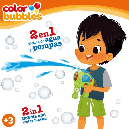 Gioco di Bolle di Sapone Colorbaby Verde Pistola 118 ml 20,5 x 23,5 x 8,5 cm (2 Unità)