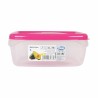 Porta pranzo Ermetico Dem Rettangolare 18 x 12,5 x 7,5 cm (24 Unità)