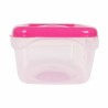 Porta pranzo Ermetico Dem Rettangolare 18 x 12,5 x 7,5 cm (24 Unità)